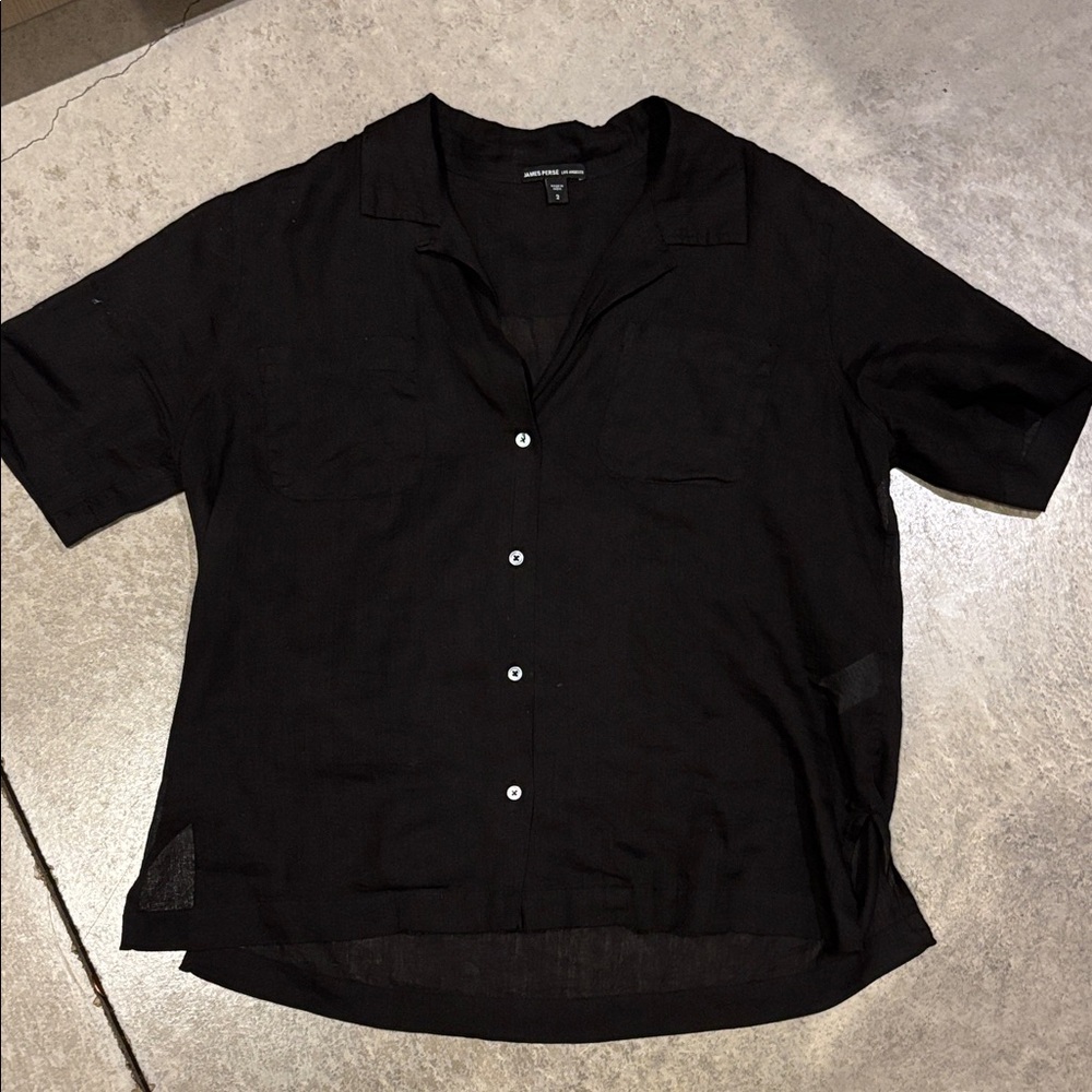 James Perse Black Shirt